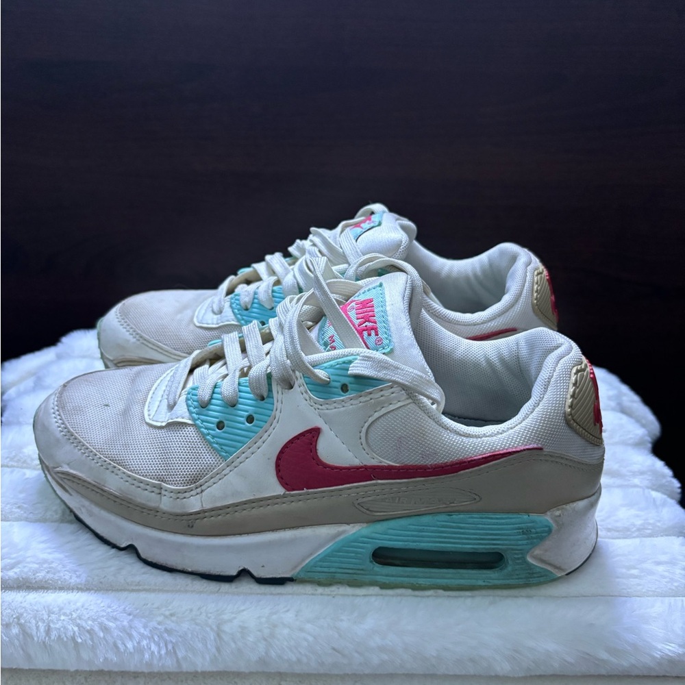 nike air max 90 "sail copa" women's 7.5 shoes sneakers